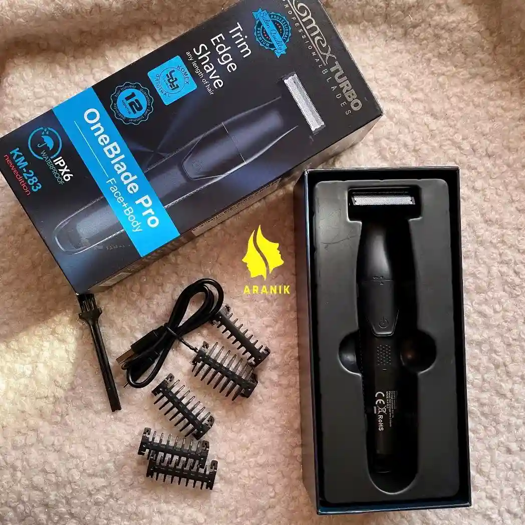 شیور کومکس توربو مدل one Blade Pro انقلاب در اصلاح ایمن بدن و صورت